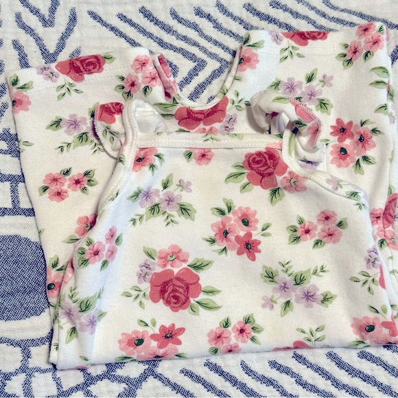 HUDSON BABY girl floral romper 3-6 months - Picture 3 of 4